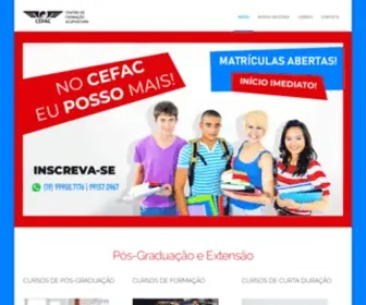 Cefacacupuntura.com.br(CEFAC) Screenshot