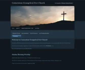 Cefcmd.org(Cornerstone Evangelical Free Church) Screenshot