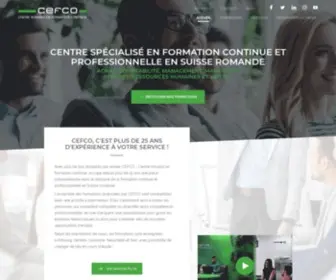 Cefco.ch(Accueil) Screenshot