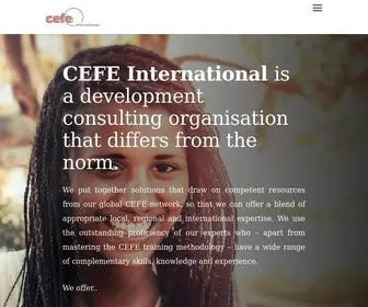 Cefe.net(CEFE International) Screenshot