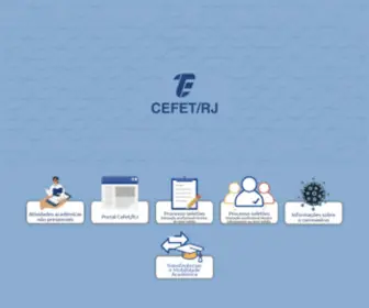 Cefet-RJ.br(Portal do Centro Federal de Educação Tecnológica Celso Suckow da Fonseca (CEFET/RJ)) Screenshot