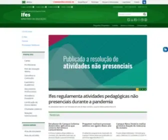 Cefetes.br(Instituto Federal do Esp) Screenshot