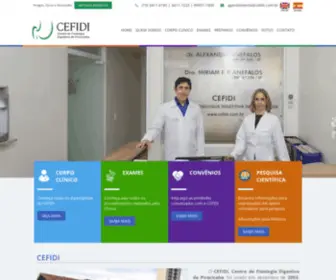 Cefidi.com.br(Centro de Fisiologia Digestiva de Piracicaba) Screenshot