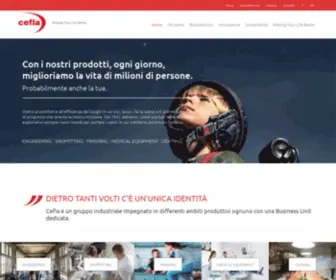 Cefla.com(Home) Screenshot