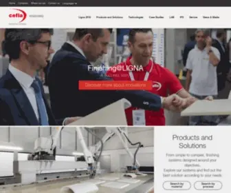 Ceflafinishing.com(The Cefla Finishing) Screenshot
