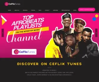 Ceflixtunes.com(A whole new world of music) Screenshot