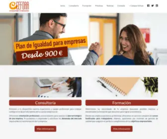 Cefora.es(Formación programada) Screenshot