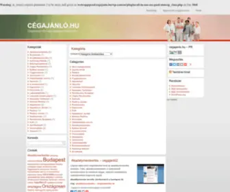 Cegajanlo.hu(Cégajánló.hu) Screenshot