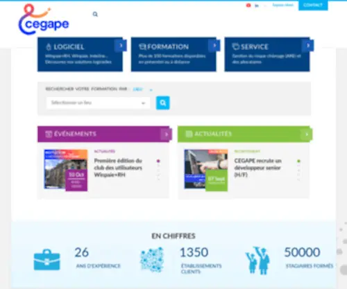 Cegape.fr(Cegape) Screenshot