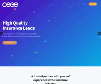 Cege.com(With a combination of intent driven data and world) Screenshot