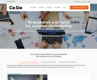 Cege.es(Artes graficas Barcelona) Screenshot