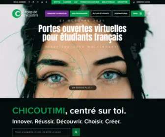 Cegep-Chicoutimi.qc.ca(Accueil) Screenshot