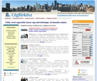 Cegfurkesz.hu(Cégfürkész) Screenshot