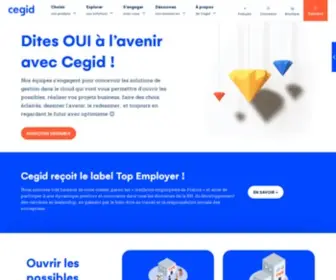 Cegid.fr(Editeur de solutions de gestion) Screenshot
