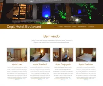 Cegilhotel.com.br(Cegil Hotel Boulevard O Melhor em Resende) Screenshot