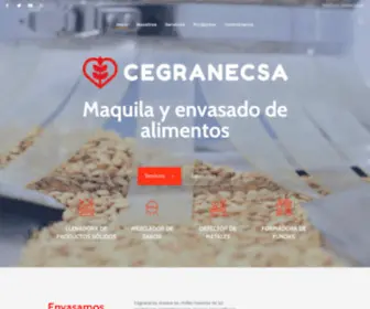 Cegranecsa.com(Maquila y envasado de alimentos) Screenshot