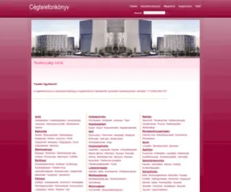 Cegtelefonkonyv.hu(Cég) Screenshot