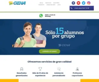 Ceha.com.mx(Centro de Estudios Hipatia de Alejandría (CEHA)) Screenshot