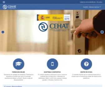 Cehatcampus.com(Campus de formación CEHAT) Screenshot