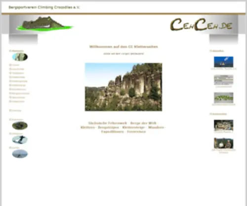 CehCeh.de(CC Kletterseiten) Screenshot