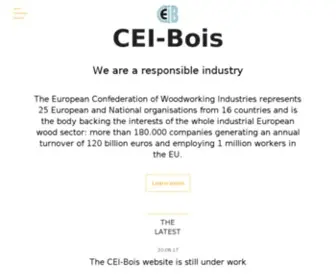 Cei-Bois.org(CEI Bois) Screenshot