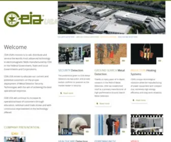 Ceia-USA.com(Metal Detector Manufacturer) Screenshot
