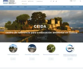 Ceida.org(Centro de Extensión Universitaria e Divulgación Ambiental de Galicia) Screenshot