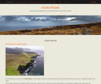 Ceidefields.com(Award winning heritage centre on the Wild Atlantic Way in Mayo) Screenshot