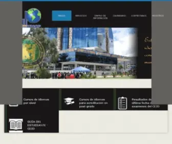 Ceiduncp.com(Centro de Idiomas UNCP) Screenshot