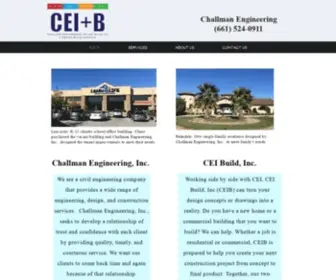 Ceiengr.com(Challman Engineering Antelope Valley CA Civil Engineer and Construction) Screenshot