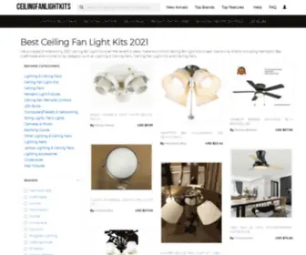 Ceilingfanlightkits.biz(Ceiling Fan Light Kits Best Features & Discounts) Screenshot