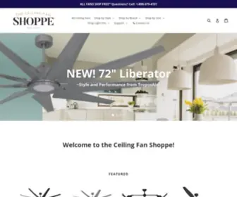 Ceilingfanshoppe.com(Ceiling Fan Shoppe) Screenshot