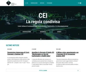 Ceinorme.it(Comitato elettrotecnico italiano) Screenshot