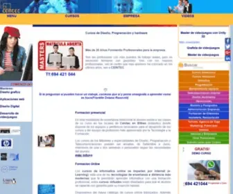 Ceintec.com(CURSOS:INFORMATICA,DISEÑO,TELECO,PROGRAMACION,PRESENCIA,ONLINE) Screenshot