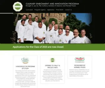 Ceipinfo.com(Culinary Enrichment and Innovation Program) Screenshot