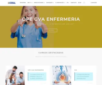 Ceisal.com(Centro Internacional de Estudios en Salud) Screenshot