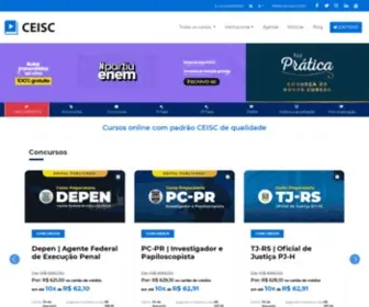 Ceisc.com.br(OAB, Concursos e Especializações Jurídicas) Screenshot