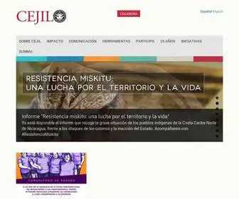Cejil.org(Inicio) Screenshot