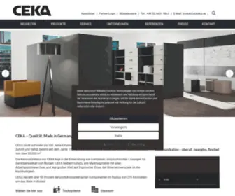 Ceka.de(Büromöbel und Büroeinrichtung vom Hersteller) Screenshot