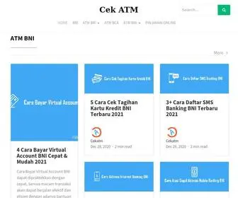 Cekatm.com(Informasi Bank Terkini) Screenshot
