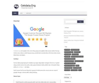 Cekdata.org(GALAU SEOsatu) Screenshot
