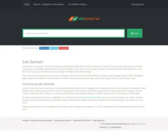 CekDomain.net(Cek Domain) Screenshot