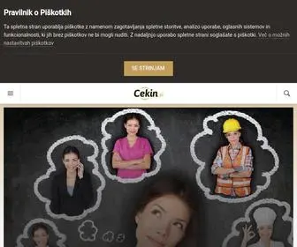 Cekin.si(Vodilni slovenski finančni portal) Screenshot