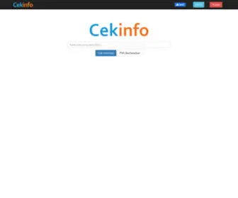 Cekinfo.com(Sumber Informasi Anda) Screenshot