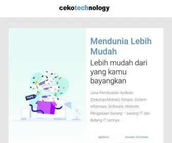 Cekotechnology.com(Jasa Pembuatan Aplikasi) Screenshot
