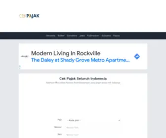 Cekpajak.co.id(Cekpajak) Screenshot