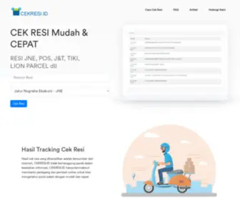 Cekresi.id(Cek Resi JNE) Screenshot
