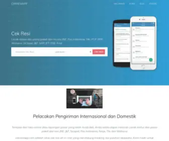 Cekresiapp.com(Cek Resi) Screenshot