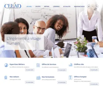 Celad.com(SSII CELAD) Screenshot