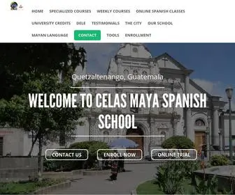 Celasmaya.edu.gt(Learn Spanish in Guatemala) Screenshot